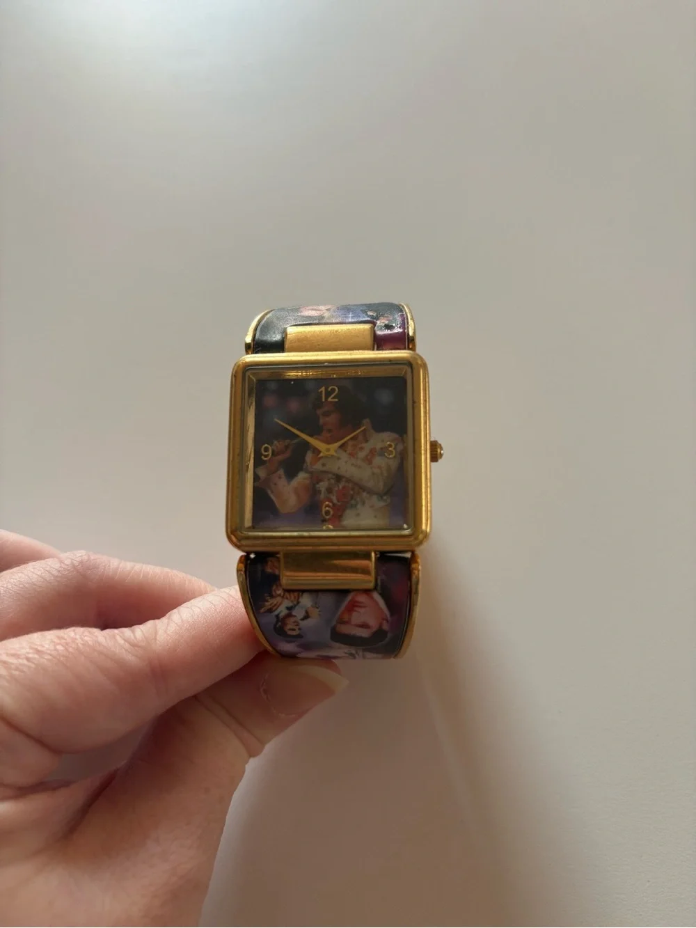 Bradford Exchange Elvis Themed Square Watch
